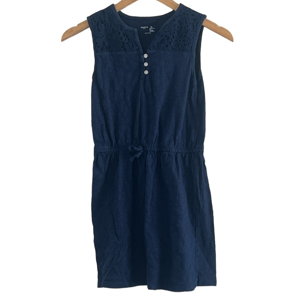 Gap | Navy sleeveless cotton dress size large